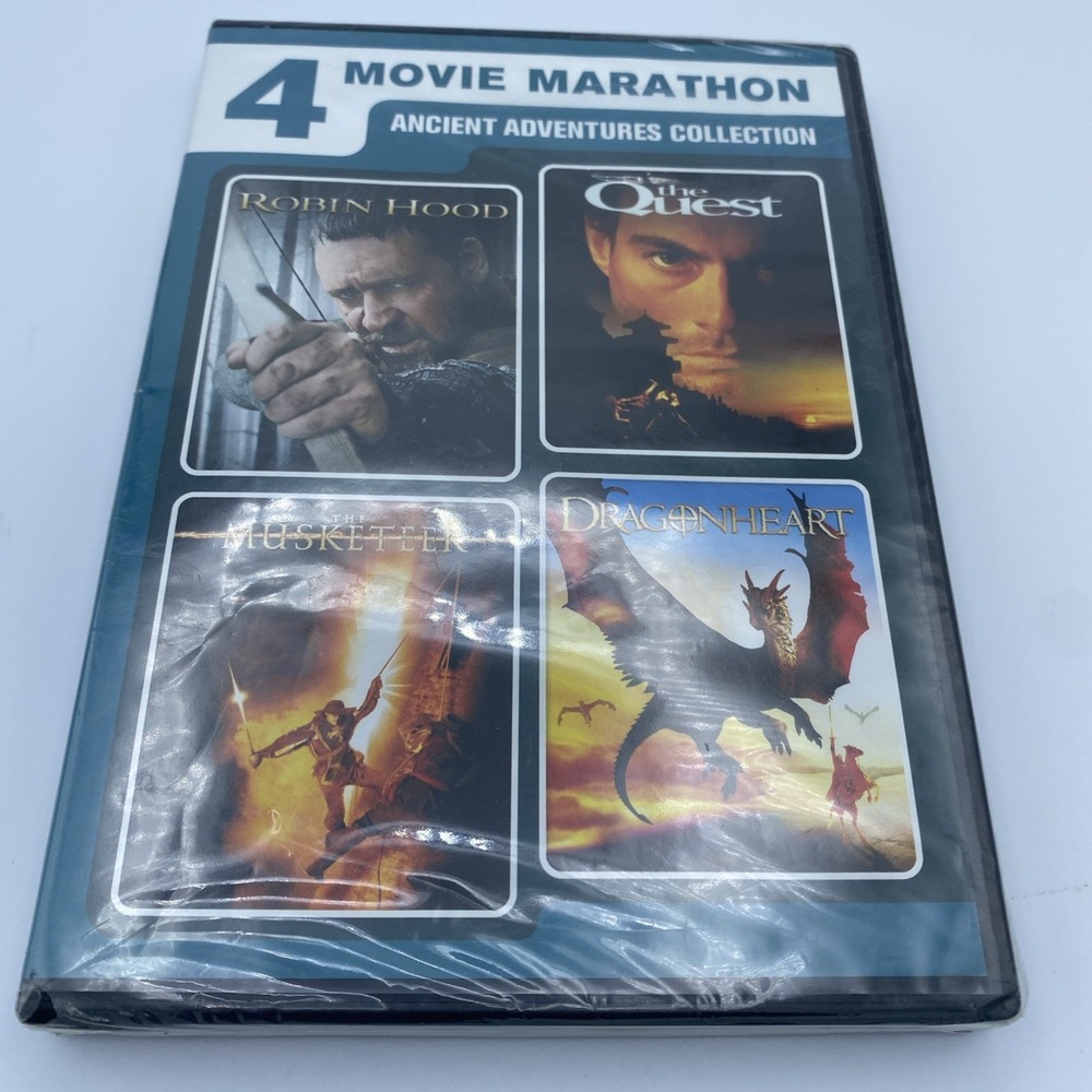 Ancient Adventures Collection DVD 4-Movie: Robin Hood, Dragonheart & More